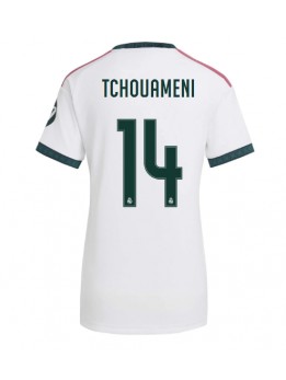Ženski Nogometna dresi replika Real Madrid Aurelien Tchouameni #14 Domači 2026-27 Kratek rokav Ženski Nogometna dresi replika Real Madrid Aurelien Tchouameni #14 Domači 2026-27 Kratek rokav